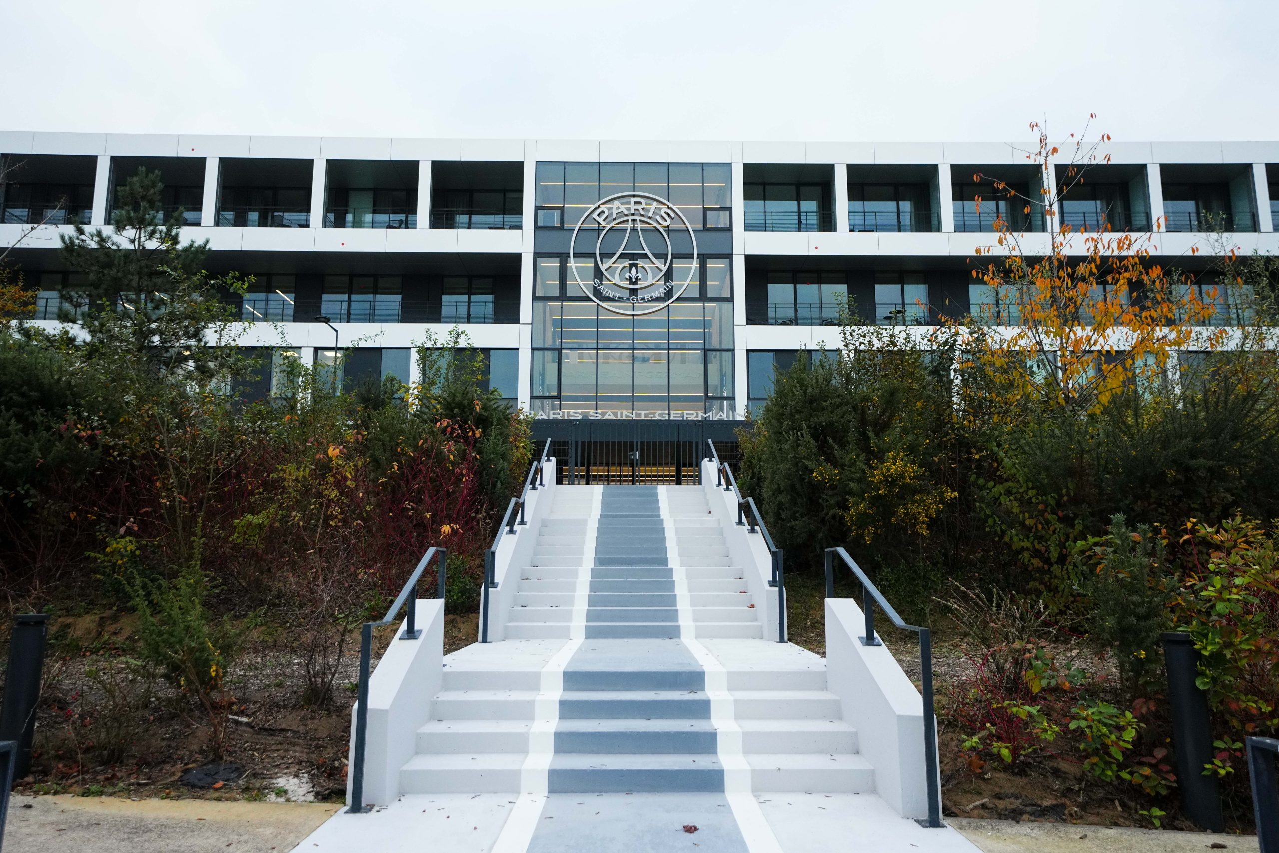L'entrée du Campus PSG.