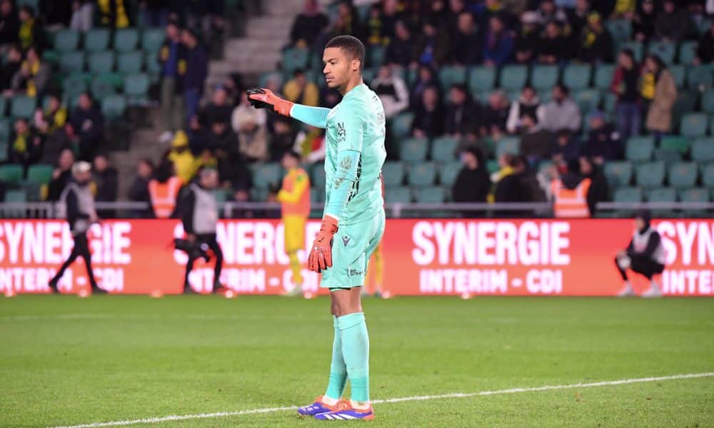 Le gardien du FC Nantes Alban Lafont.