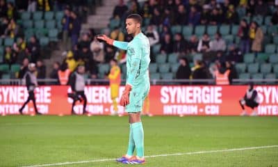 Le gardien du FC Nantes Alban Lafont.