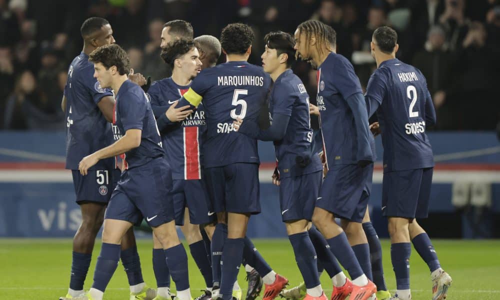 Les joueurs du PSG