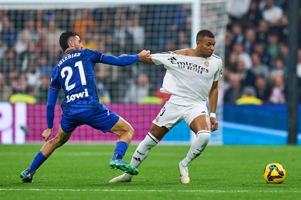 Kylian Mbappé face à Getafe.