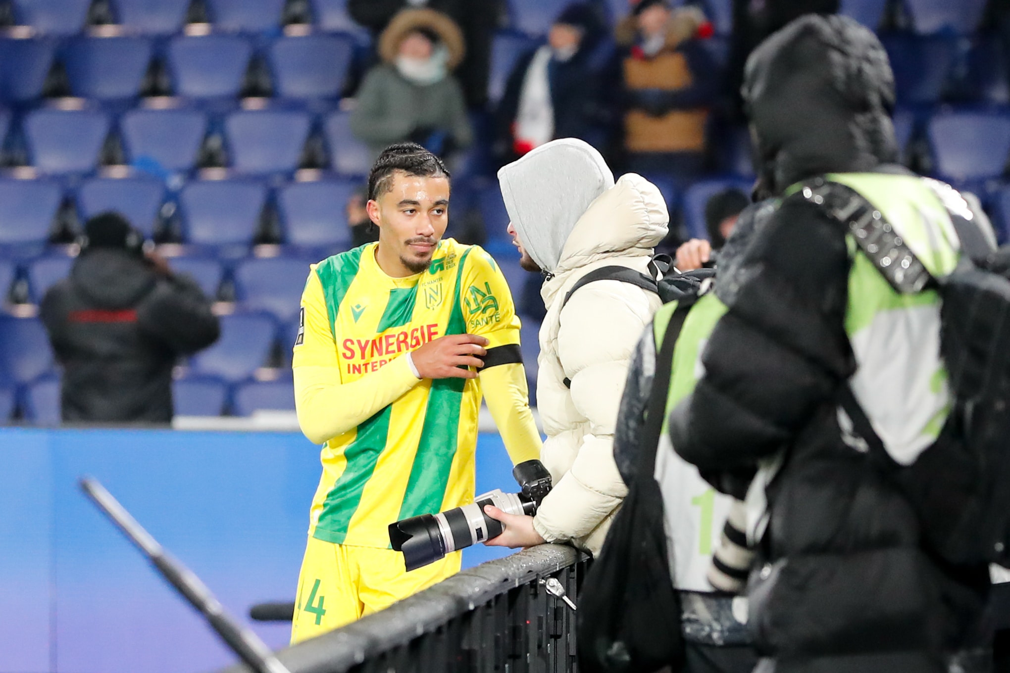 Nathan Zézé, le défenseur du FC Nantes, pourrait partir cet hiver.