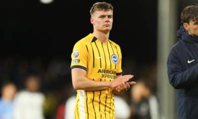 Evan Ferguson, l'attaquant irlandais de Brighton, sur le départ.