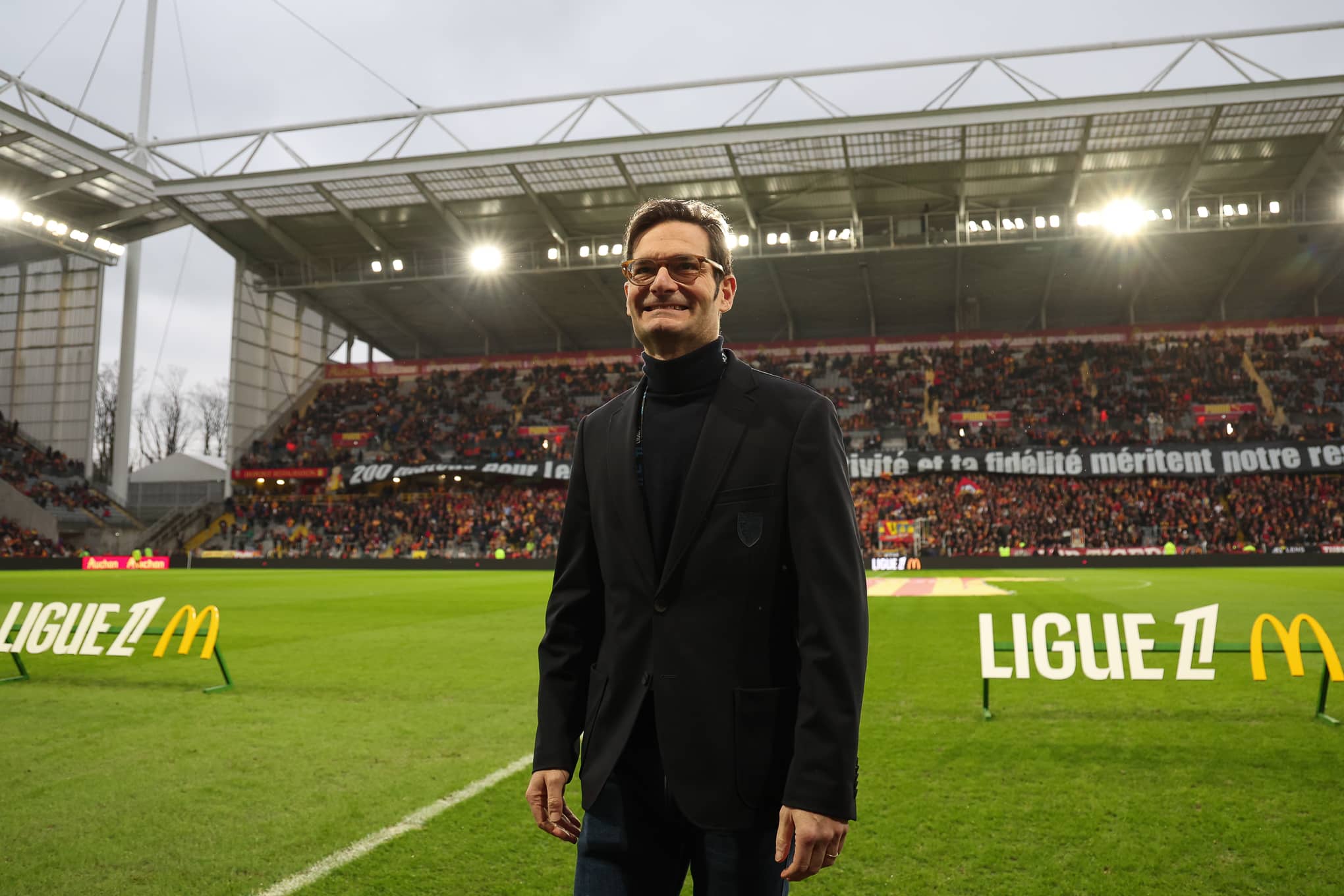 Le président du RC Lens, Joseph Oughourlian.