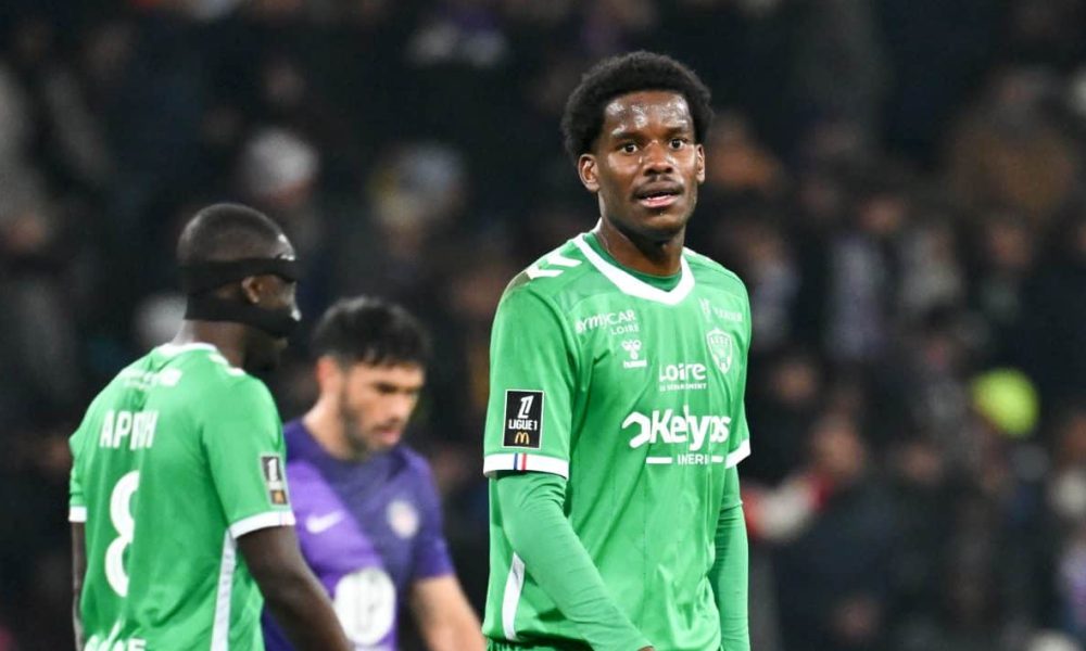 Pierre Ekwah, prêté cette saison par Sunderland à l'AS Saint-Etienne (ASSE).