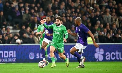 Zuriko Davitashvili lors du match aller entre le TFC et l'ASSE.