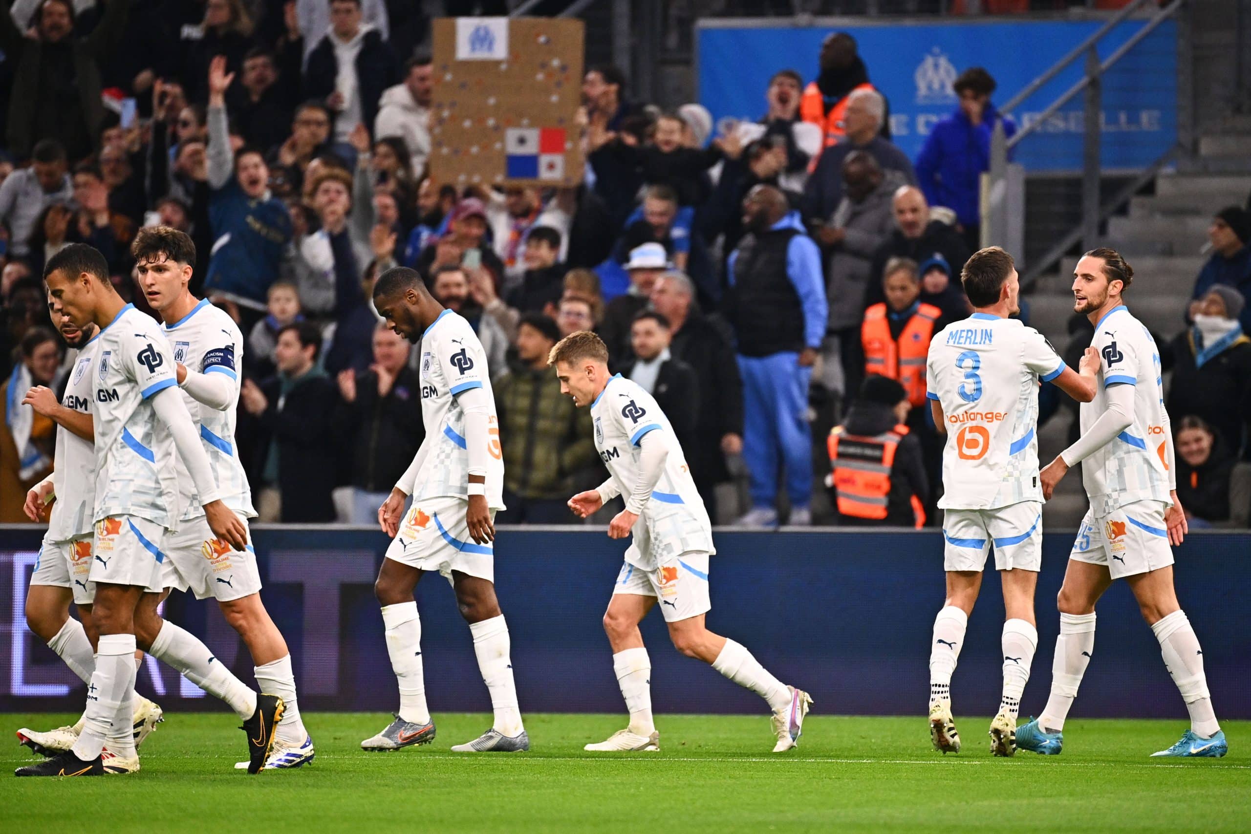 Les joueurs de l'OM