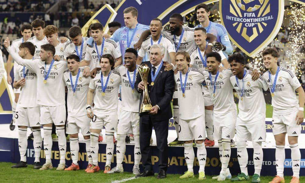 Le Real Madrid, vainqueur du dernier championnat des clubs.