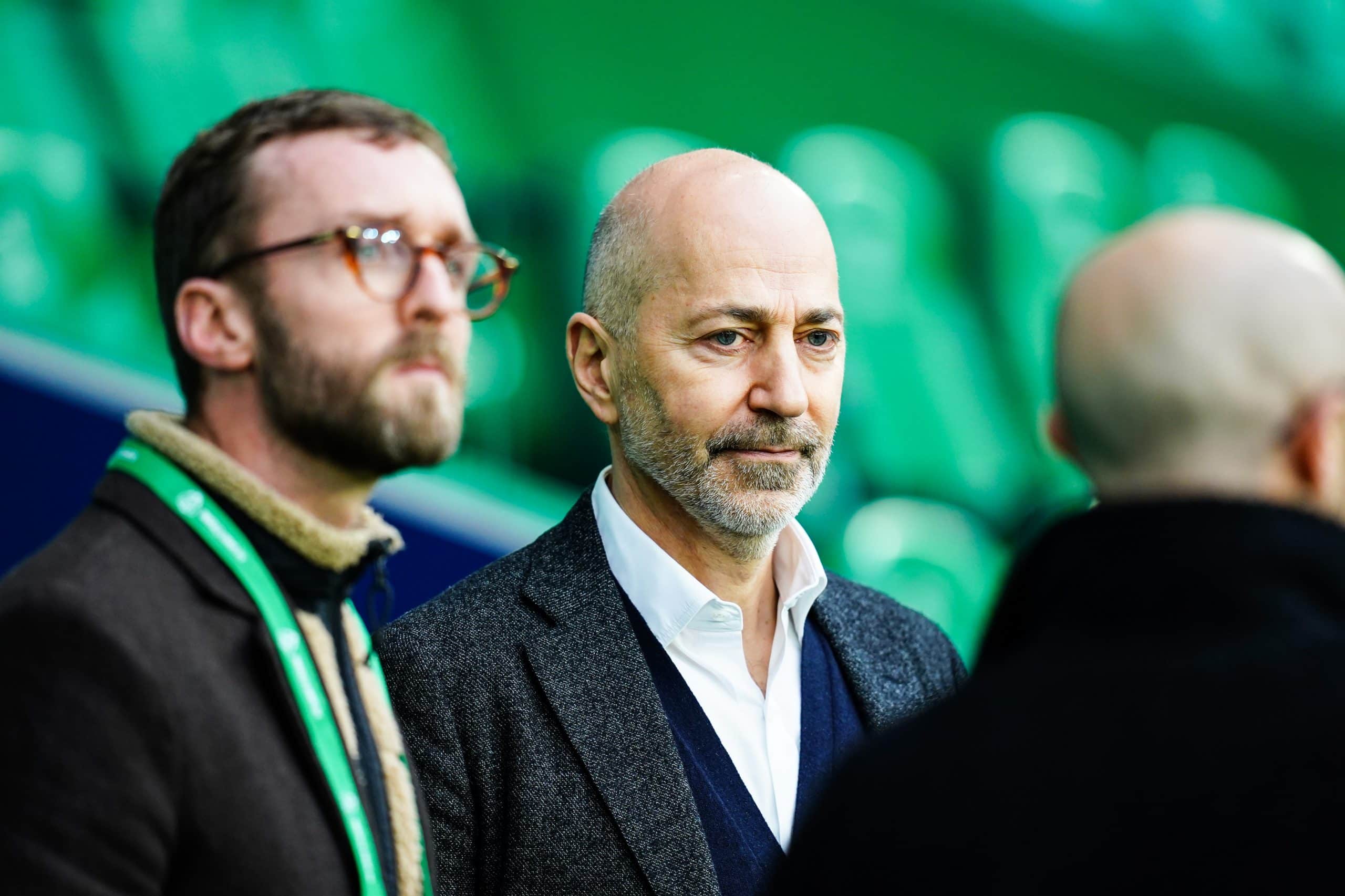 Ivan Gazidis, le président de l'AS Saint-Etienne (ASSE), en réflexion.