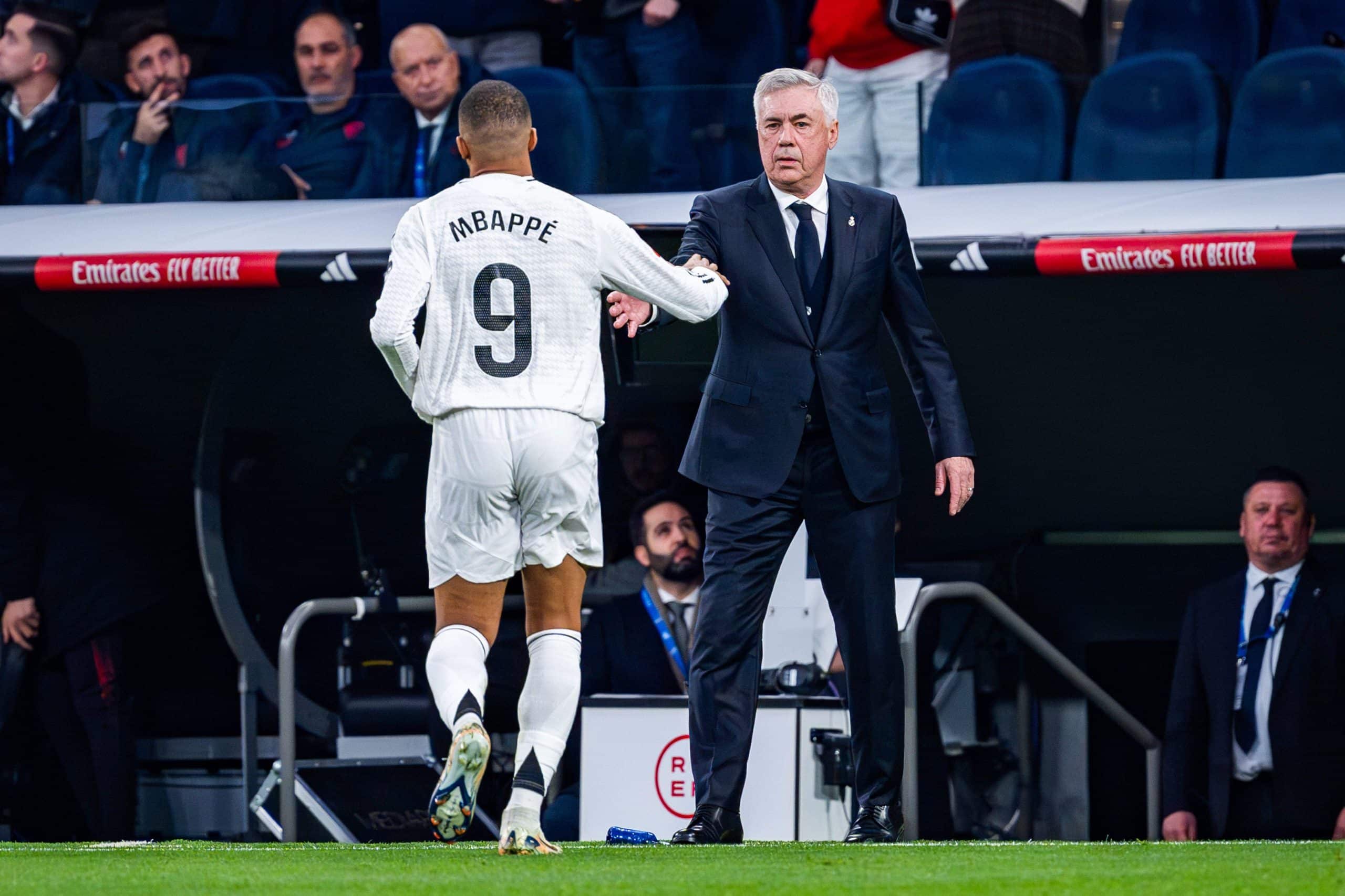 Kylian Mbappé et Carlo Ancelotti