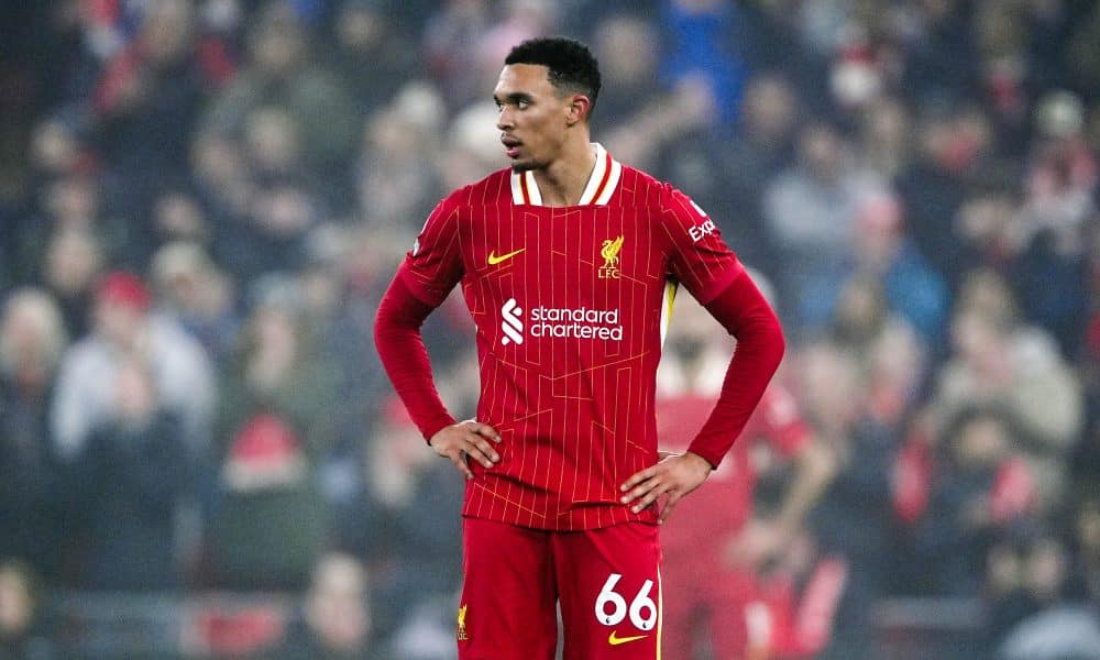 Trent Alexander-Arnold sous le maillot de Liverpool.