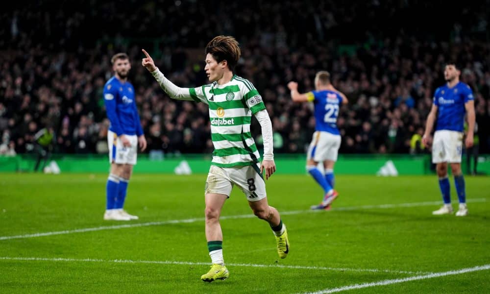 Kyogo Furuhashi sous le maillot du Celtic Glasgow