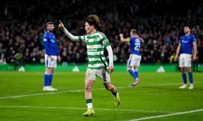 Kyogo Furuhashi sous le maillot du Celtic Glasgow