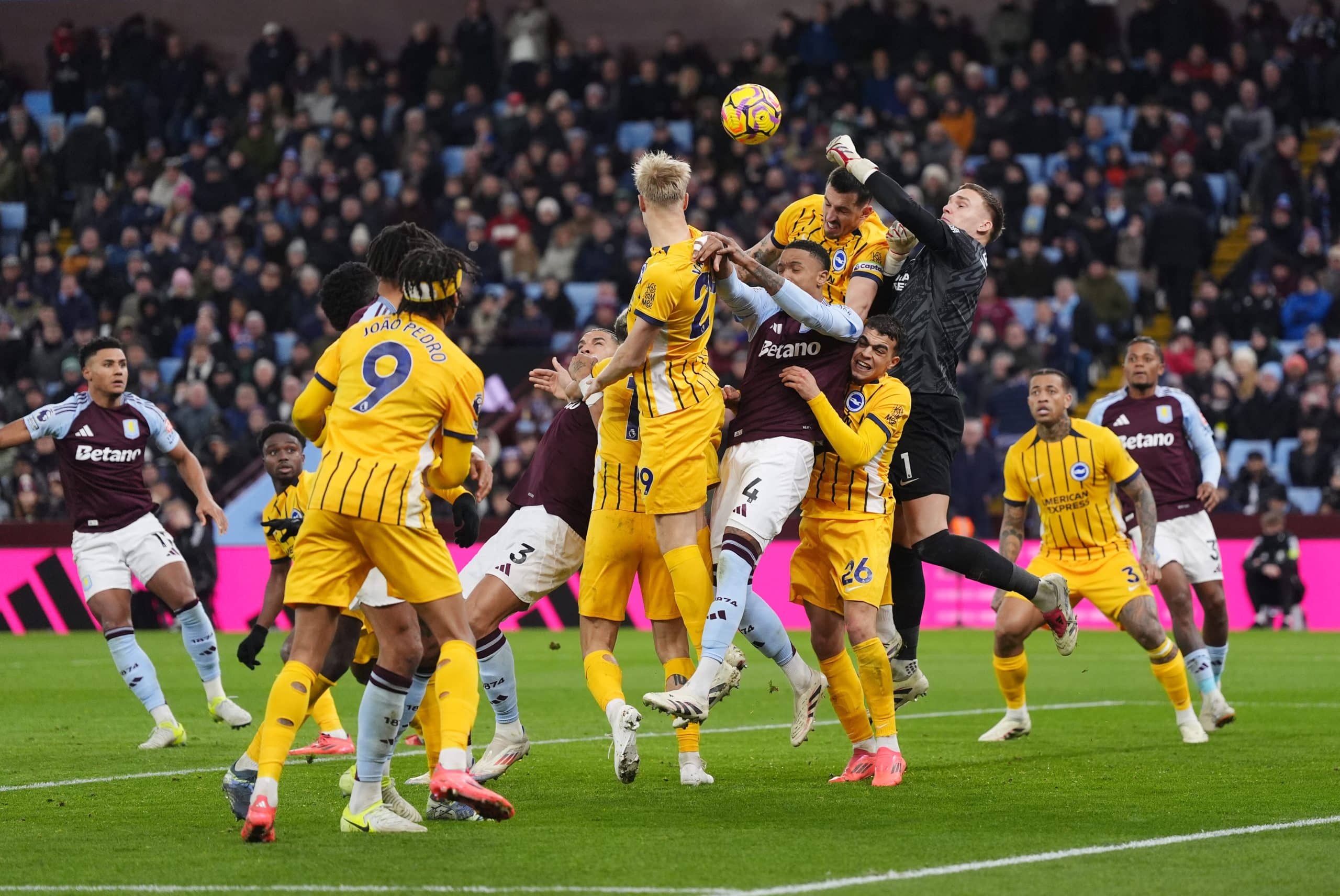 Les joueurs de Brighton et Aston Villa se retrouvent ce mercredi