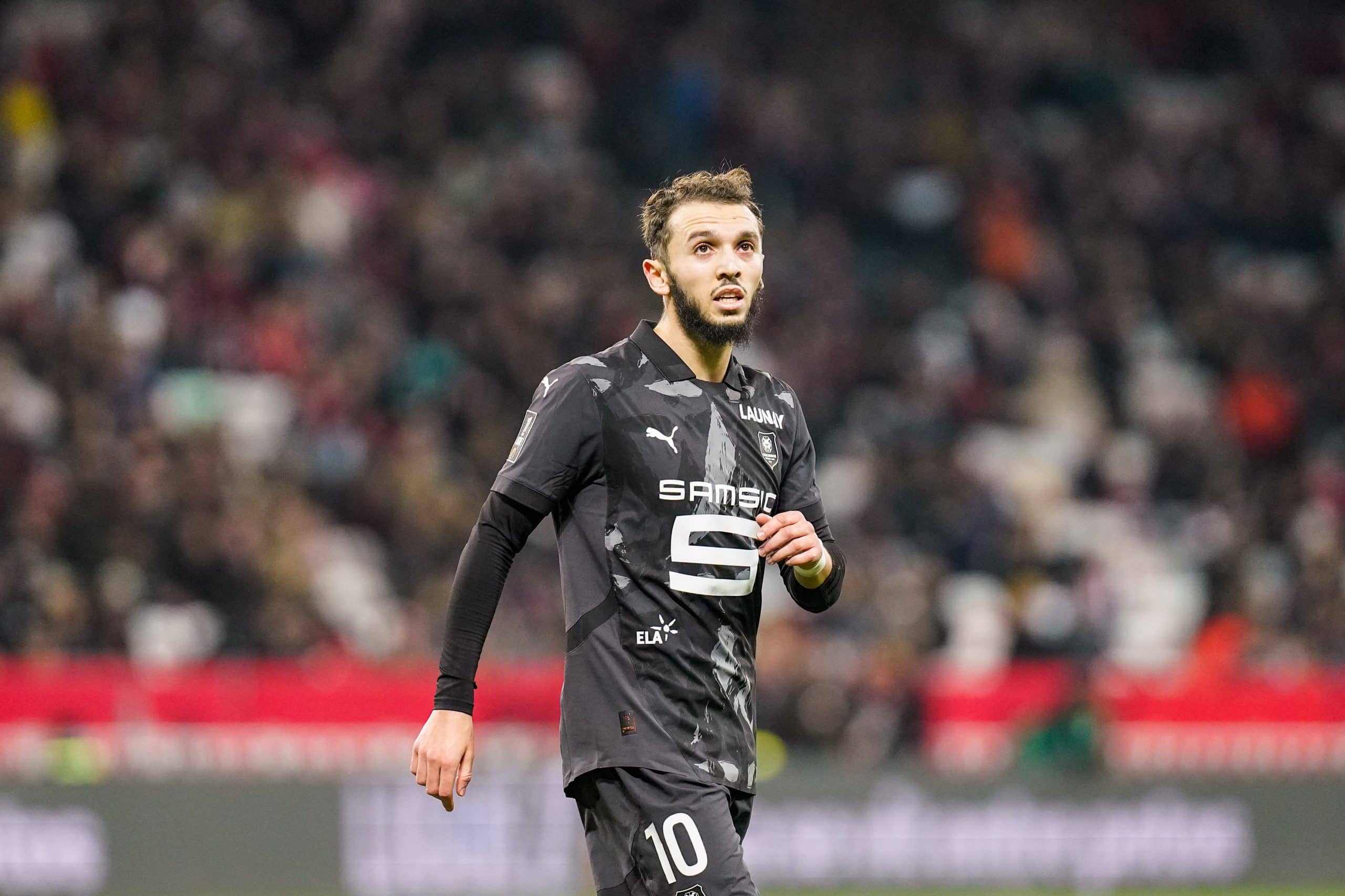 Amine Gouiri, l'attaquant du Stade Rennais, plait à Galatasaray.