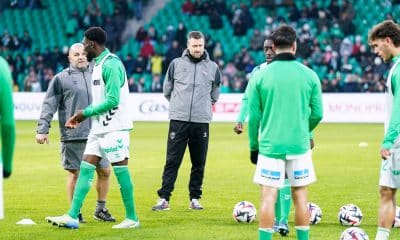 Eirik Horneland, l'entraîneur de l'ASSE, en action.