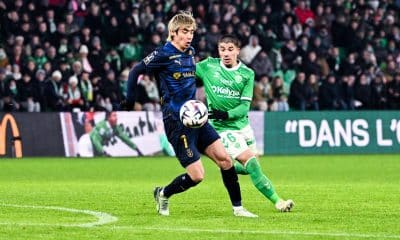 Junya Ito lors du match aller entre l'ASSE et Reims