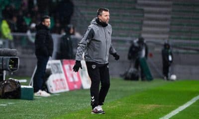 Eirik Horneland, l'entraîneur de l'ASSE, contre Reims.