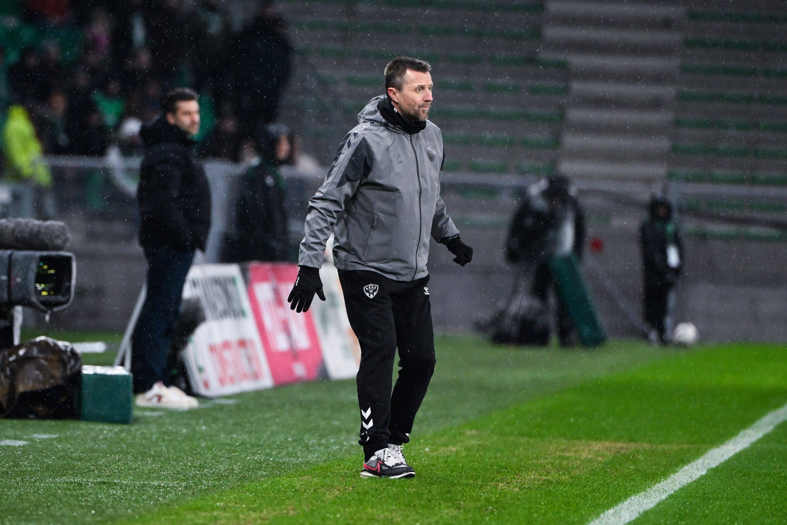 Eirik Horneland, l'entraîneur de l'ASSE, contre Reims.