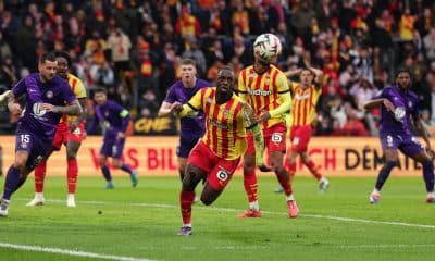 Deiver Machado lors du match aller entre le RC Lens et Toulouse