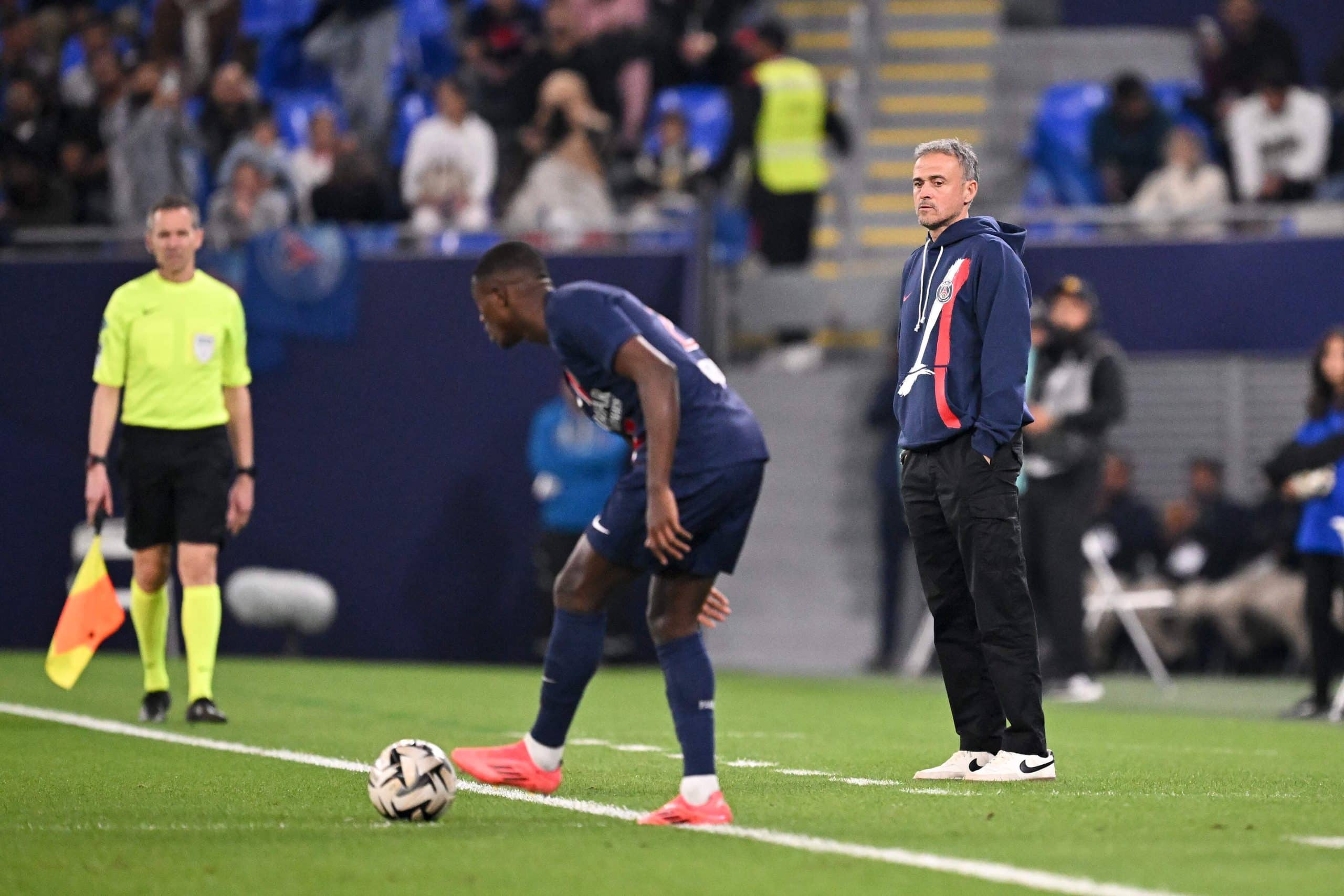 Luis Enrique lors de PSG - AS Monaco