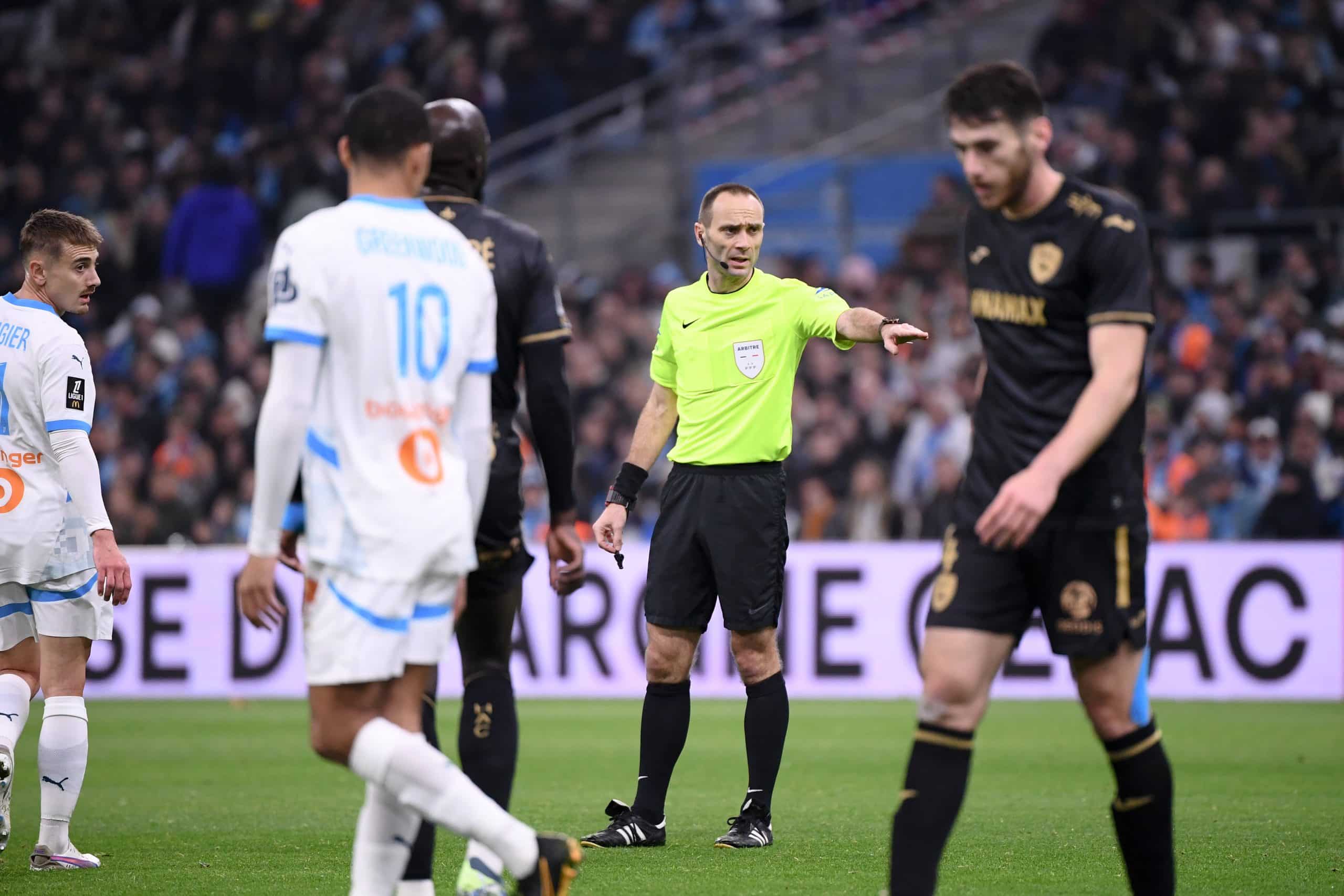 Thomas Léonard lors du match OM-Le Havre (5-1).