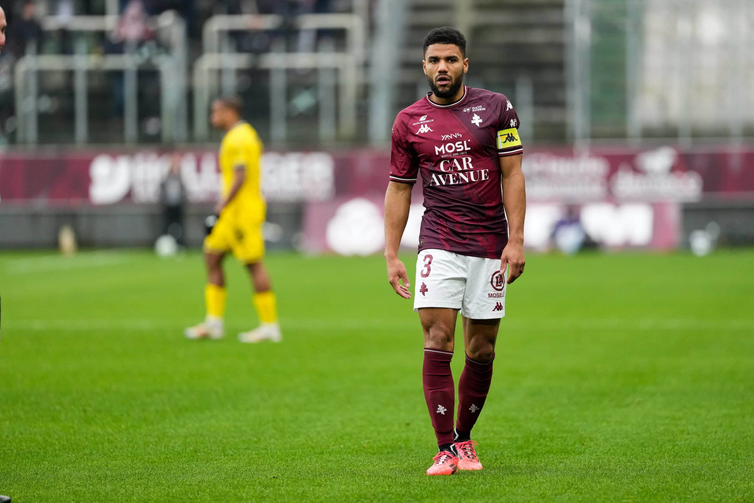 Matthieu Udol, le défenseur et capitaine du FC Metz.