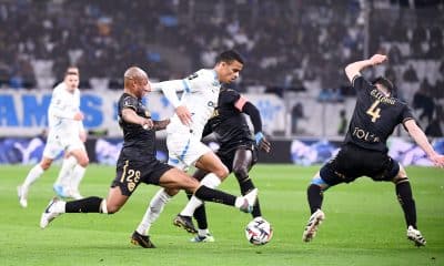 Mason Greenwood lors du match aller entre l'OM et Le Havre