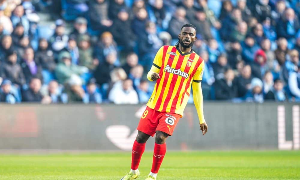 Goduine Koyalipou, attaquant du RC Lens.