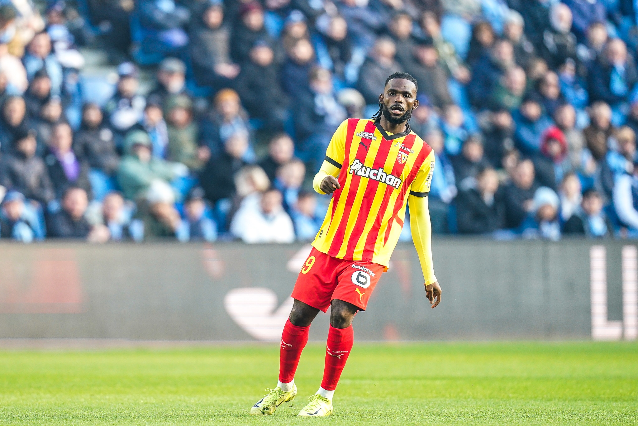 Goduine Koyalipou, attaquant du RC Lens.