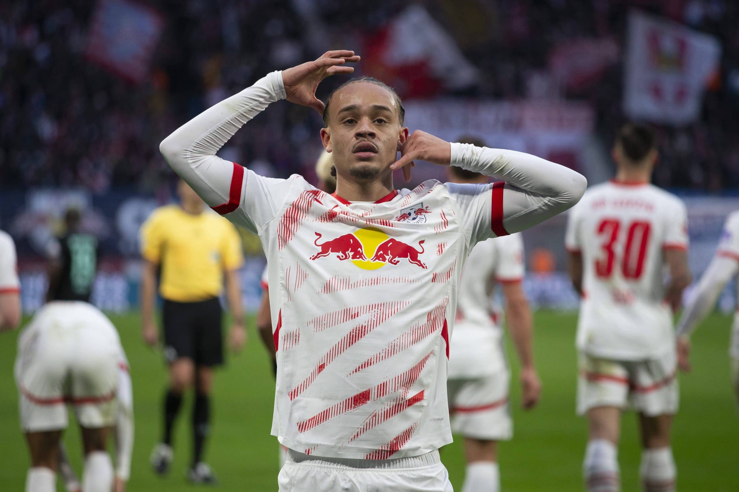 Xavi Simons, prêté à Leipzig par le PSG.