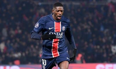 Ousmane Dembélé n'a plus joué avec le PSG depuis le match de Saint-Etienne.