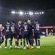 La joie des joueurs du PSG après un but face à l'ASSE.