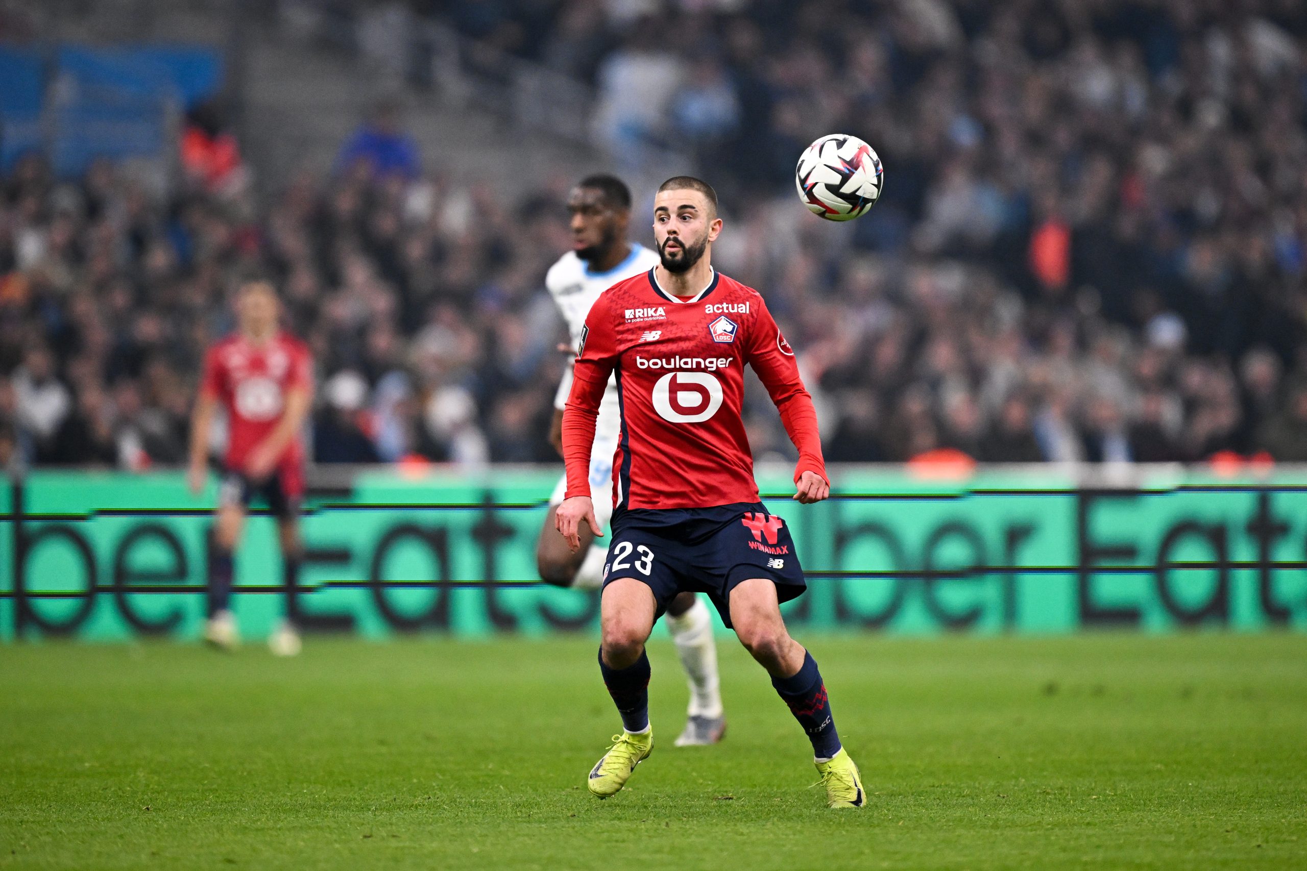 Edon Zhegrova lors de son dernier match de la saison dernière, mi-décembre, à Marseille.