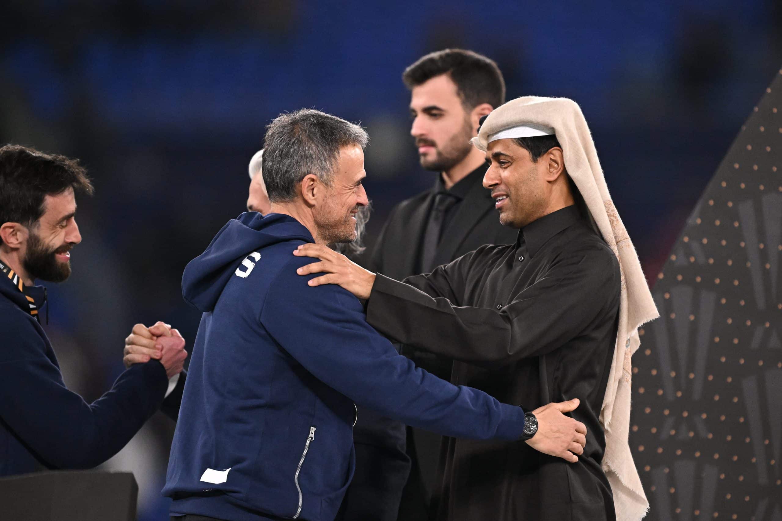 Luis Enrique et Nasser Al-Khelaïfi sur la même longueur d'ondes sur ce nouveau PSG.