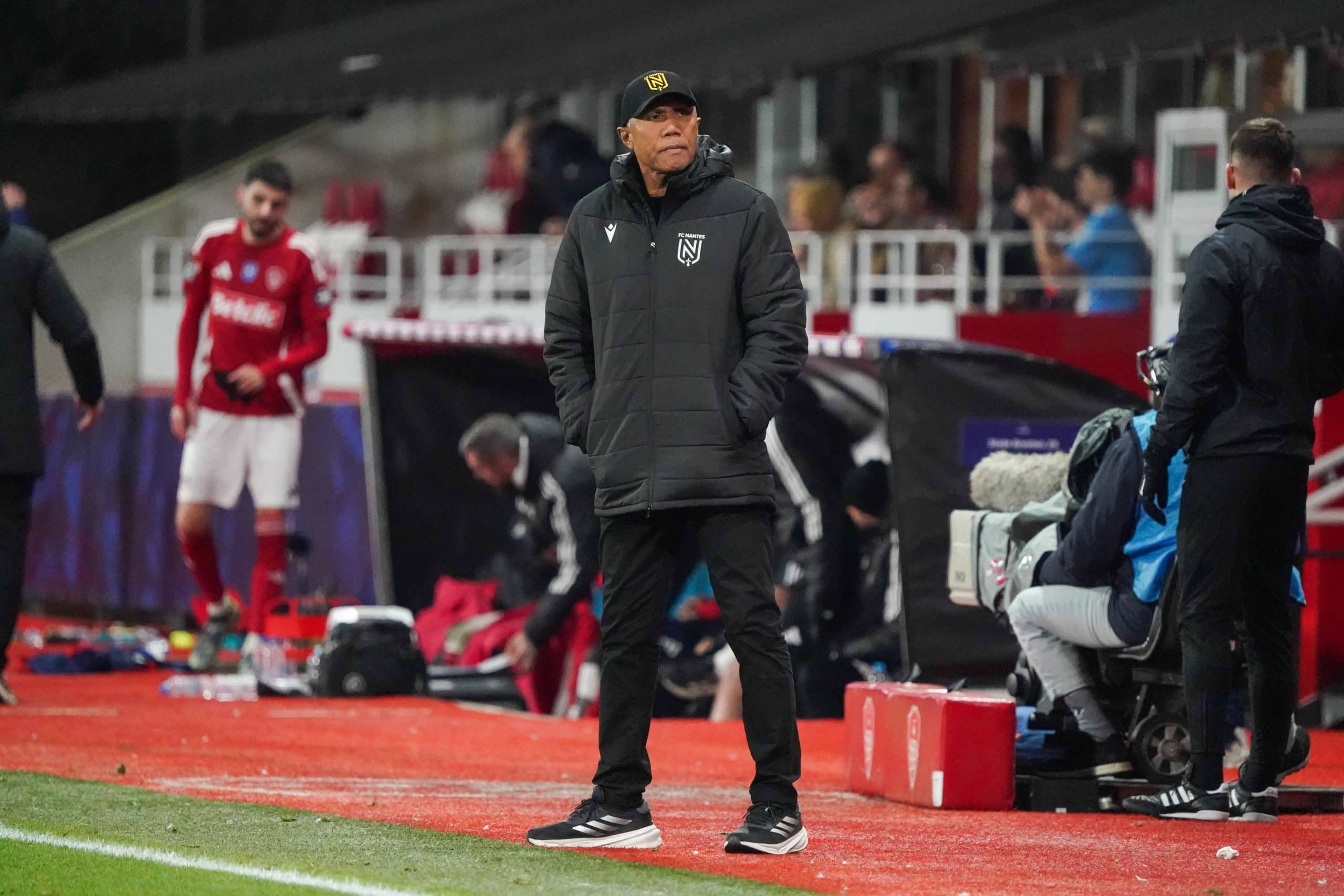 L'entraîneur du FC Nantes, Antoine Kombouaré.
