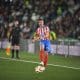 L'ancien défenseur de l'OM César Azpilicueta avec le maillot de l'Atlético Madrid.