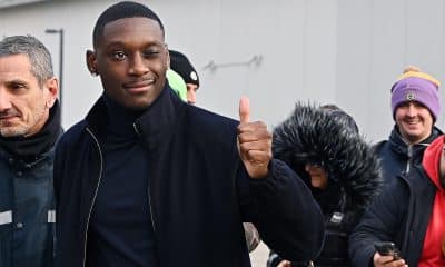 Randal Kolo Muani, l'attaquant du PSG, en instance de prêt à la Juventus de Turin.