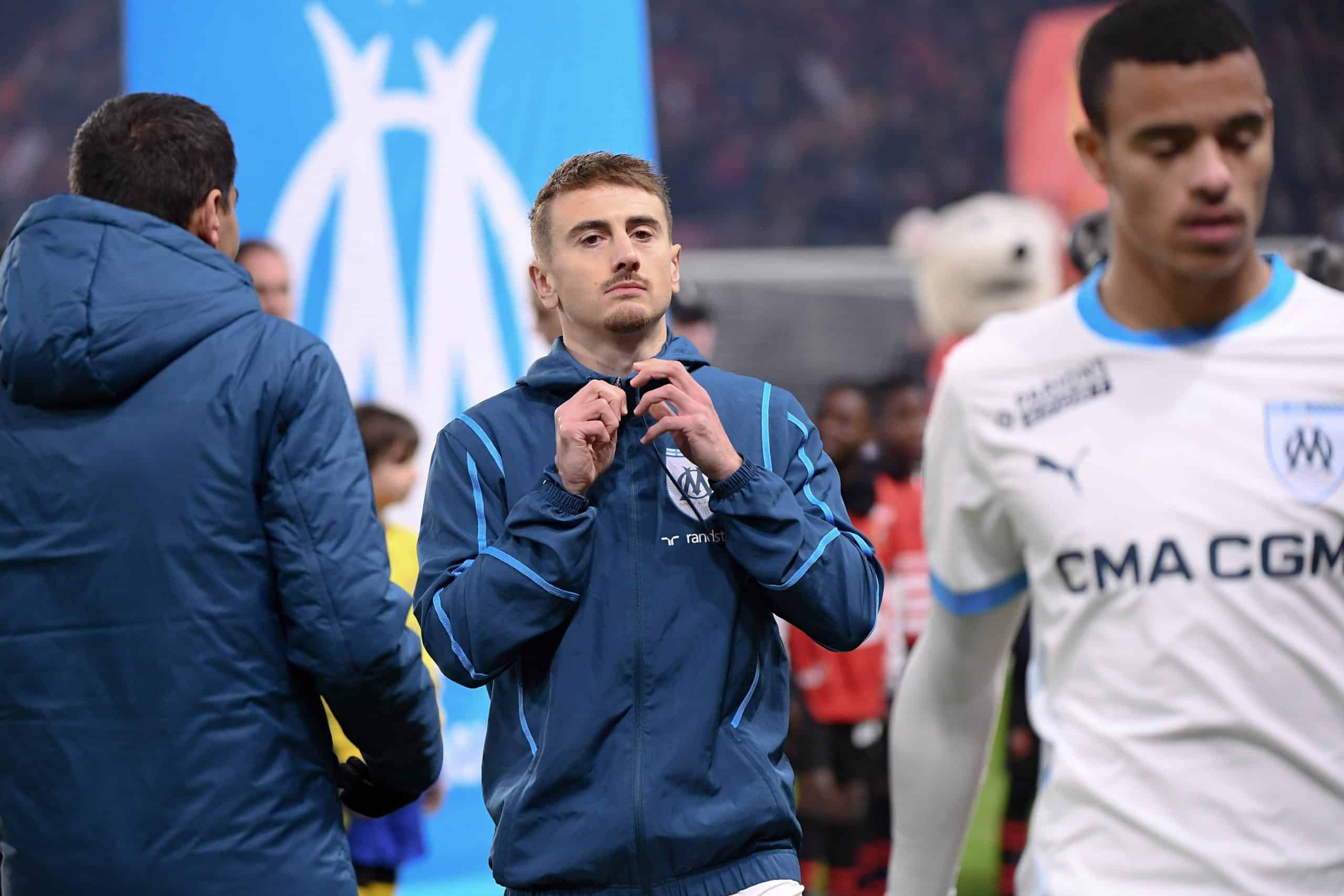 Valentin Rongier sous les couleurs de l'OM