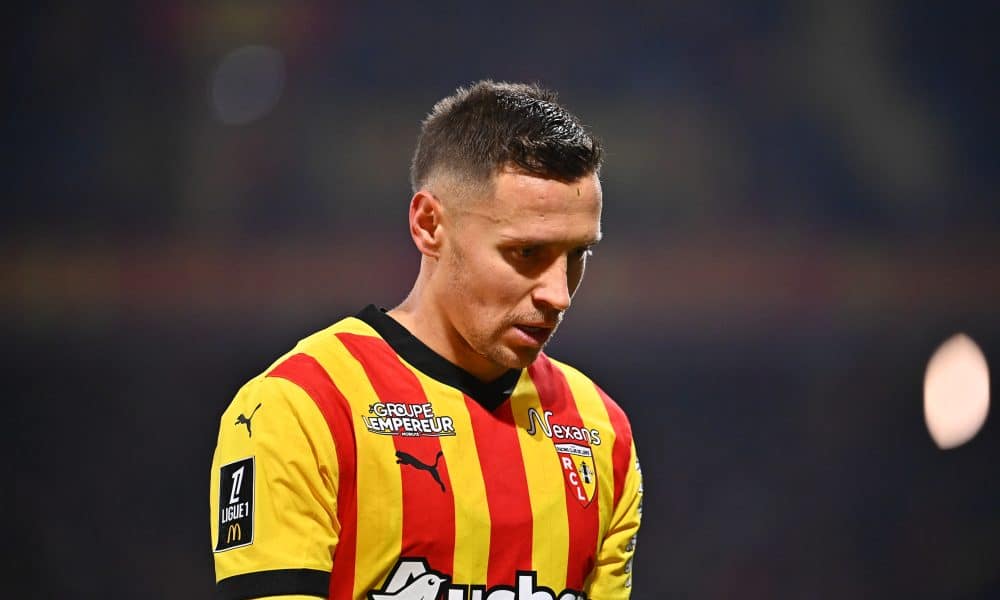 Frankowski sous le mailot du RC Lens.