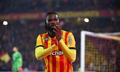 Goduine Koyalipou, attaquant du RC Lens.