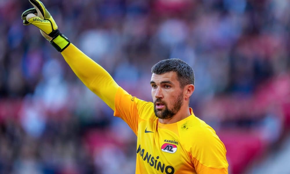 Le gardien de l'AS Roma Mathew Ryan, lors de son passage à l'AZ.