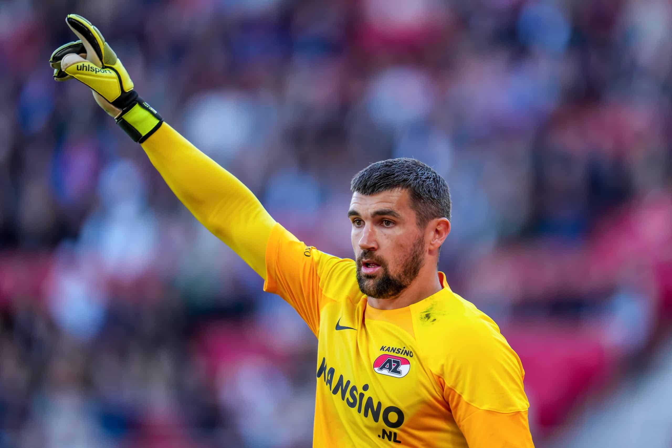 Le gardien de l'AS Roma Mathew Ryan, lors de son passage à l'AZ.