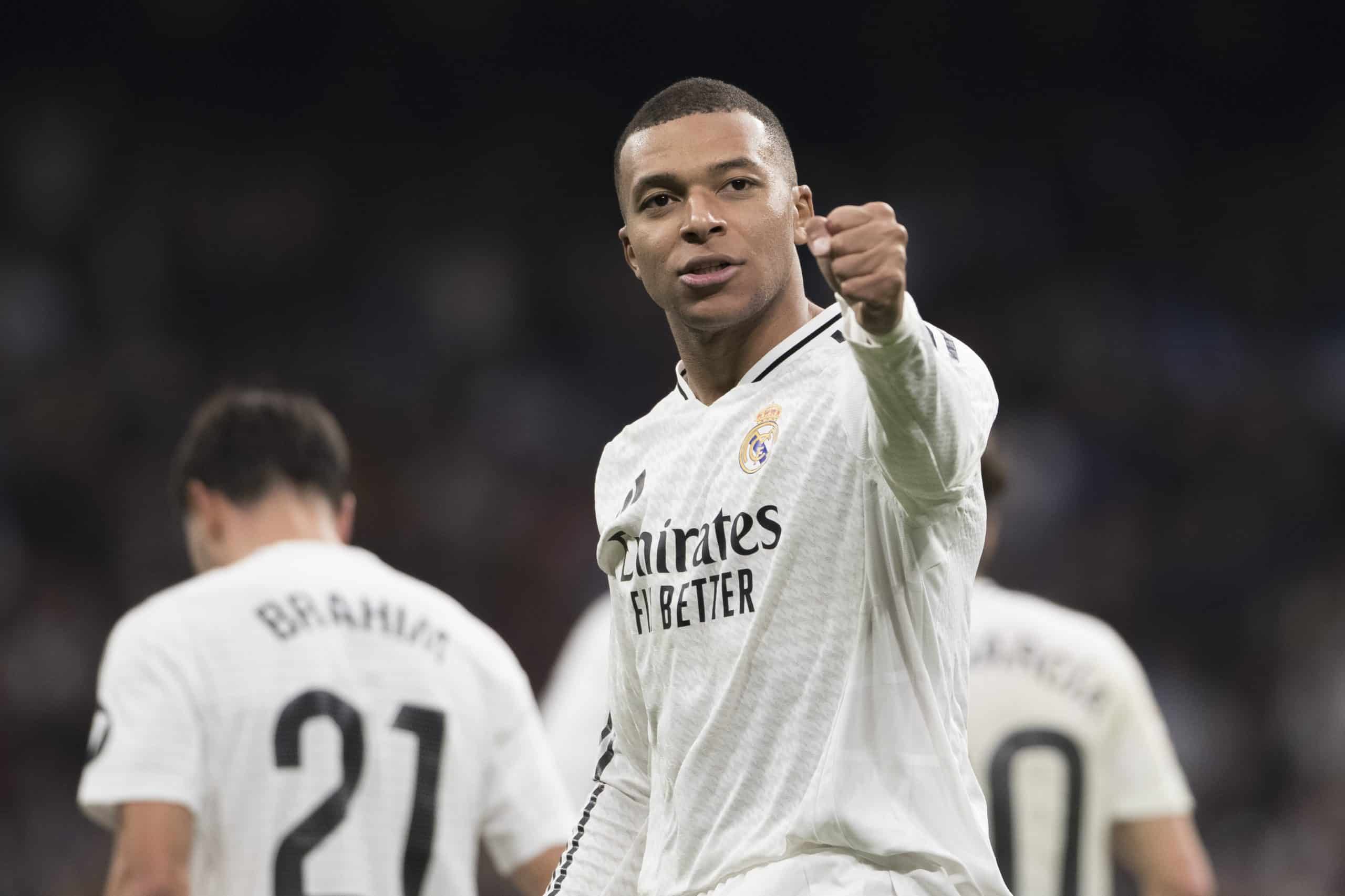 Kylian Mbappé, l'attaquant du Real Madrid.