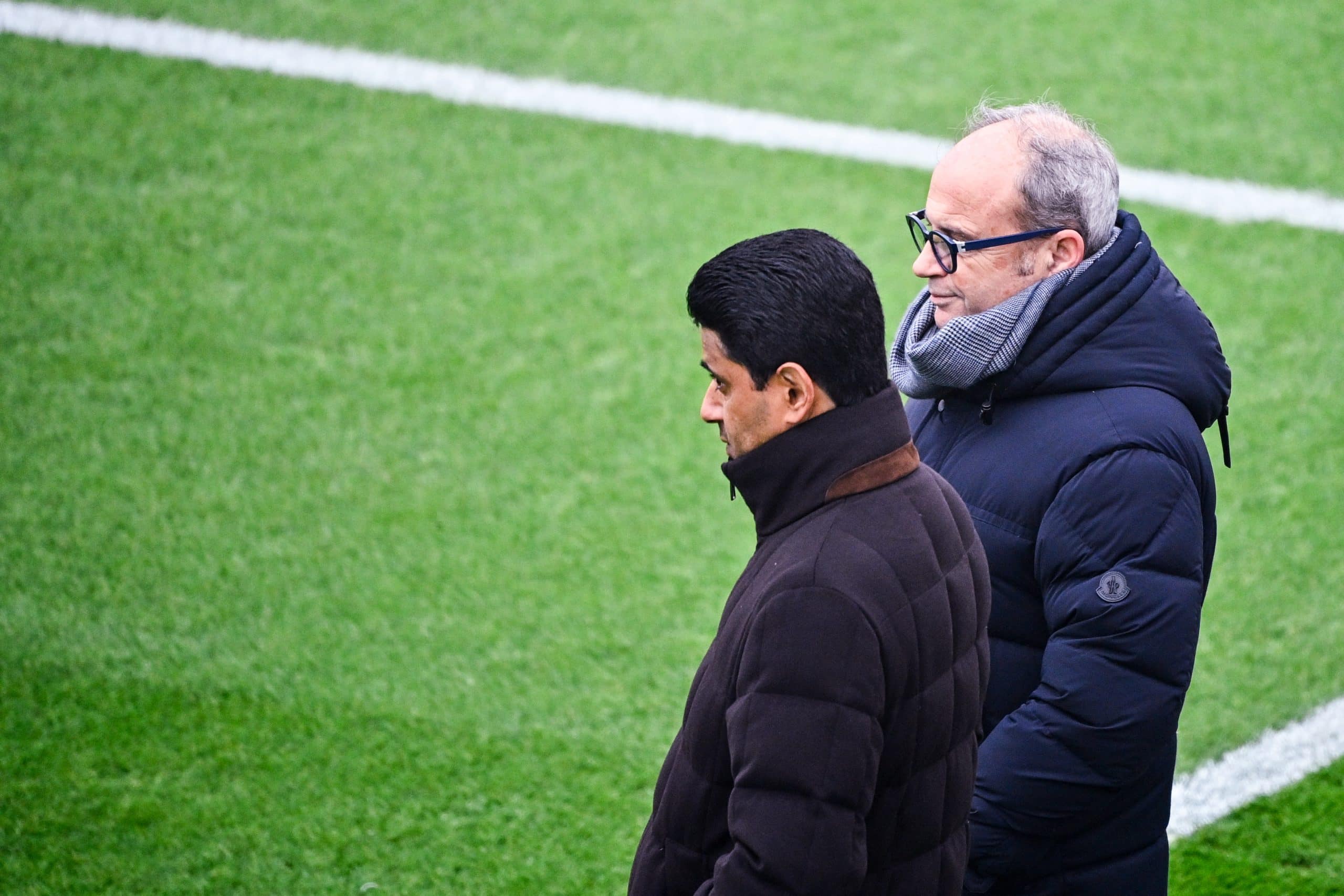 Nasser al-Khelaïfi et Luis Campos