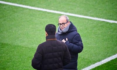 Le directeur sportif du PSG, Luis Campos, avec Nasser al-Khelaïfi.