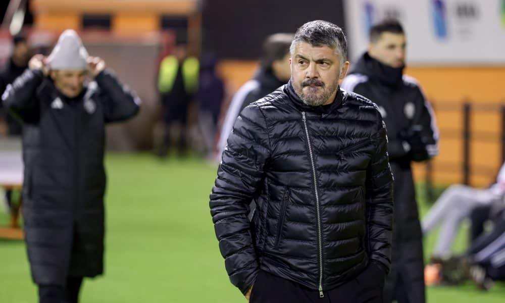 Gennaro Gattuso, désormais entraîneur de l'Hajduk Split.