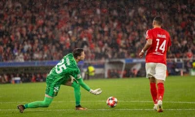 Wojciech Szczesny lors du match entre Benfica et le FC Barcelone.