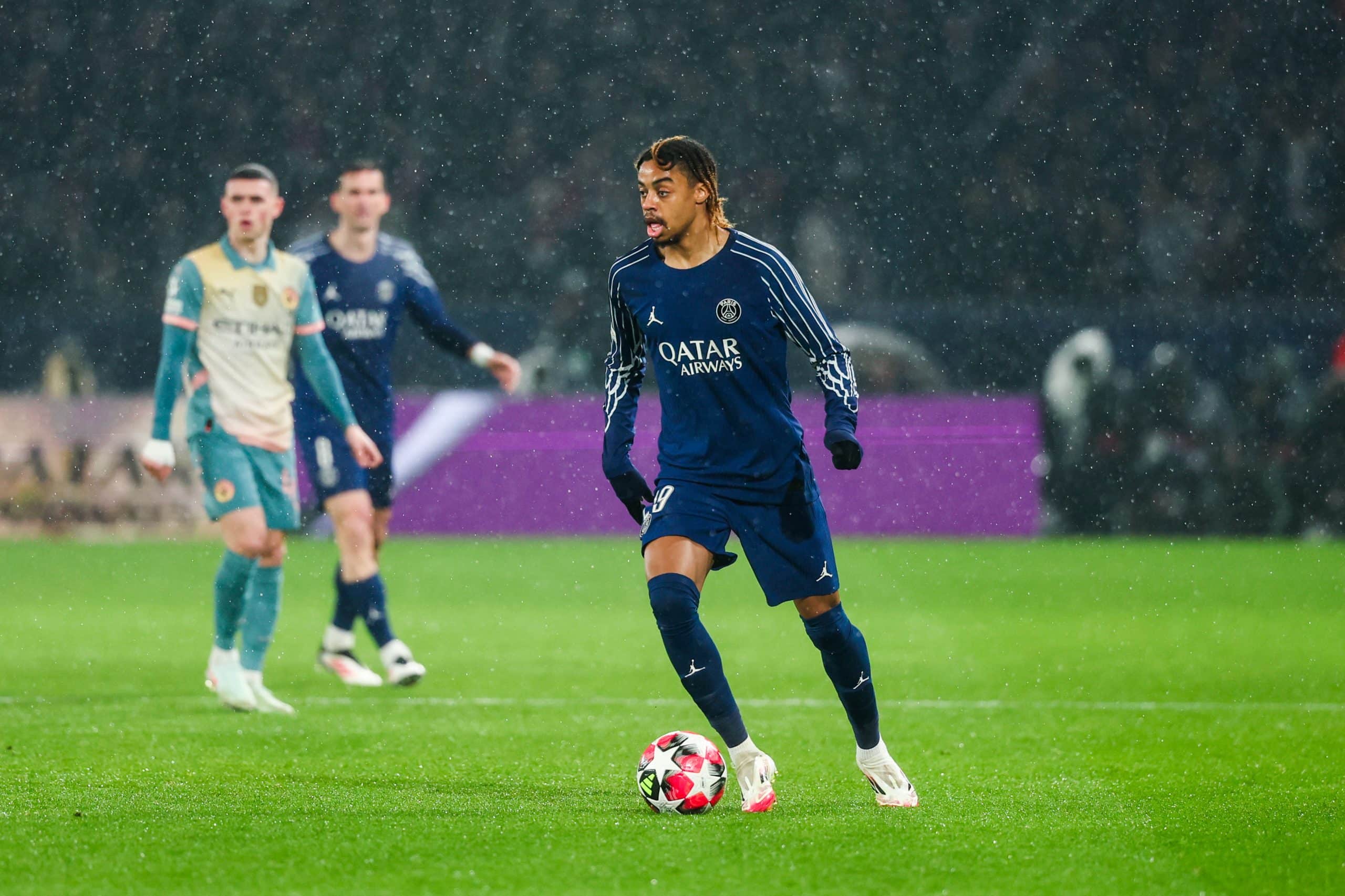 Bradley Barcola, attaquant du PSG.