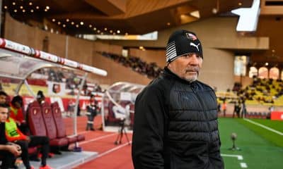 L'entraîneur du Stade Rennais, Jorge Sampaoli, lors du match à Monaco.